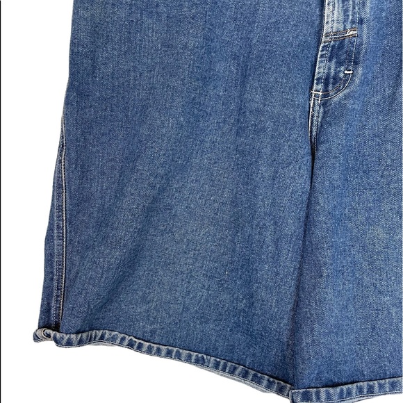 Vintage 1990s BUM Equipment Embroidered Logo Patch Spell-out Mens W38 Shorts - Picture 11 of 16